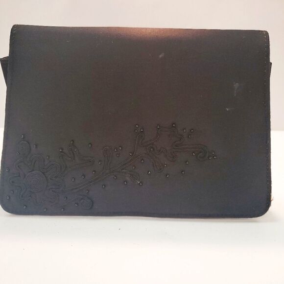 CLAUDIA BARNES Black Clutch - Picture 1 of 11